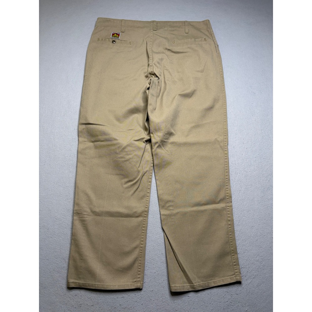 Ben Davis Work Pants Mens 42x29 Tan Khaki Style 695 Original Ben's Twill Y2K